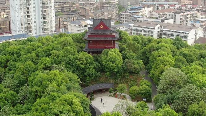 湖南怀化舞阳公园航拍