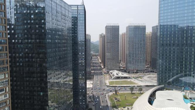 城市航拍贵阳金融城经济开发区