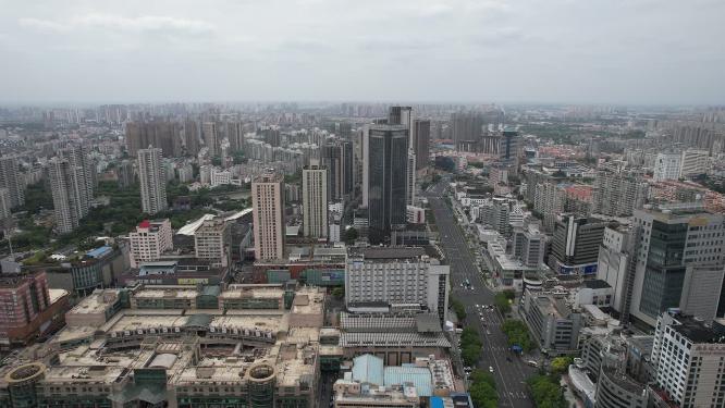 江苏常州城市风光航拍