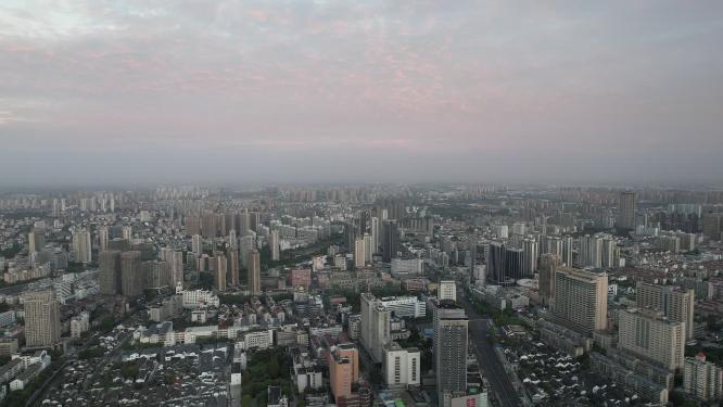 江苏常州城市风光航拍