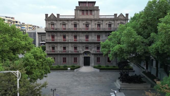 江西南昌八一起义纪念馆航拍