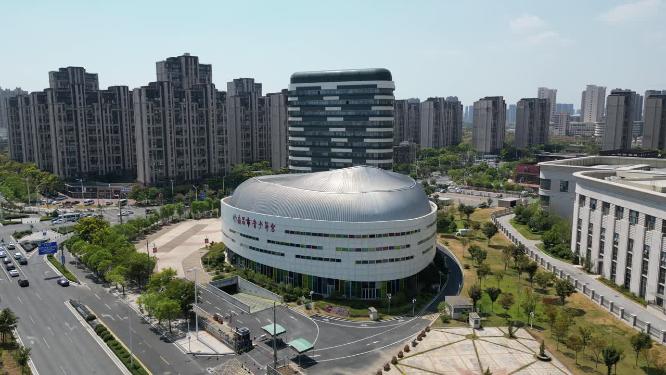江西南昌少年宫航拍