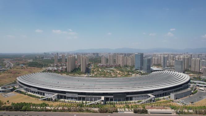 江西南昌绿地博览中心航拍