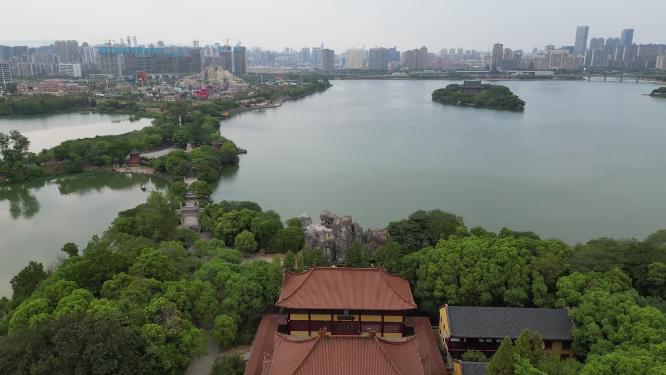 江西南昌象湖万寿宫航拍