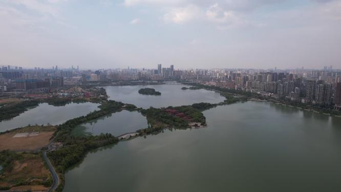江西南昌象湖公园航拍