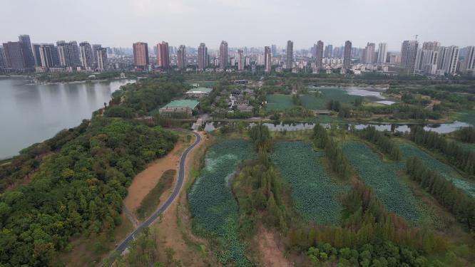 江西南昌象湖公园航拍