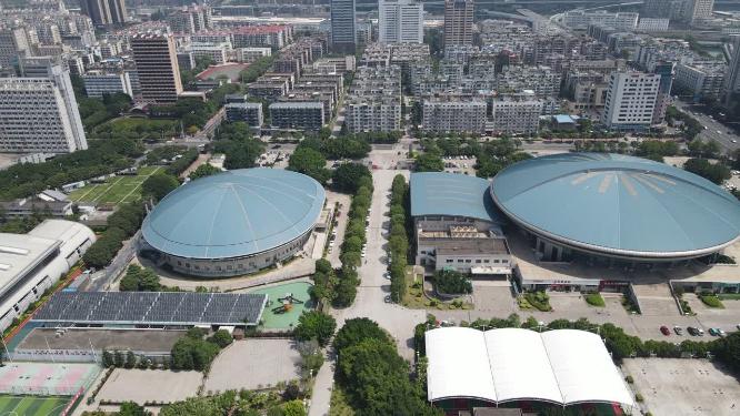 福建福州奥林匹克中心航拍
