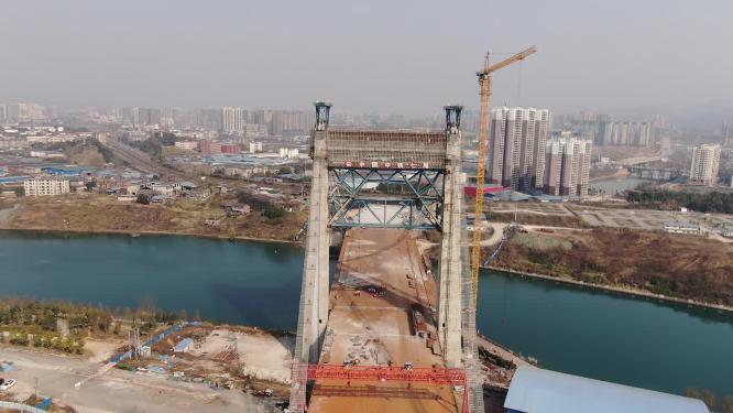 城市建设工地施工现场航拍