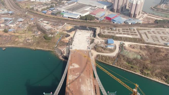 城市建设工地施工现场航拍