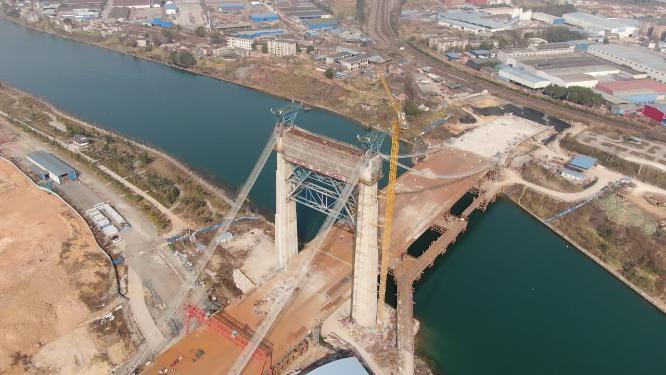 城市建设工地施工现场航拍