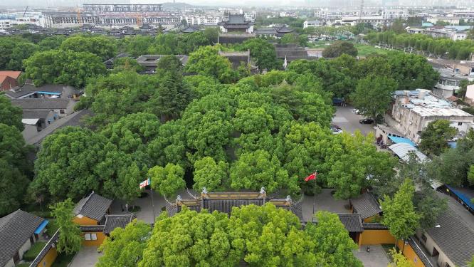 江苏苏州敕建报恩禅寺航拍