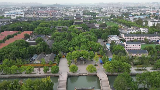 江苏苏州敕建报恩禅寺航拍