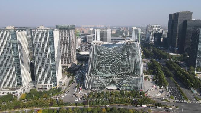河南郑州龙子湖金融中心航拍