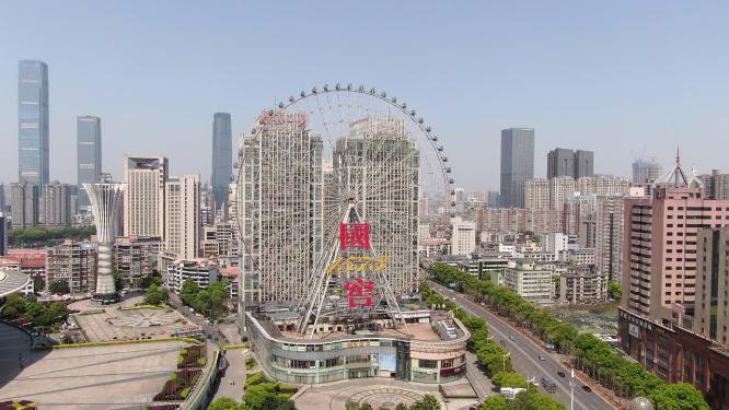 湖南长沙城市建设航拍