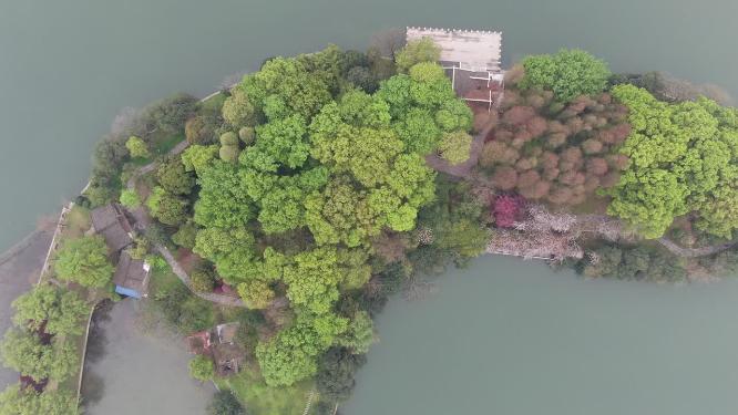 湖南长沙烈士公园航拍