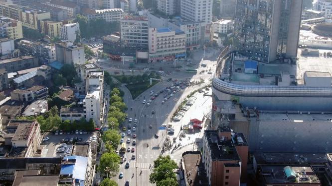 湖南怀化城市建设航拍