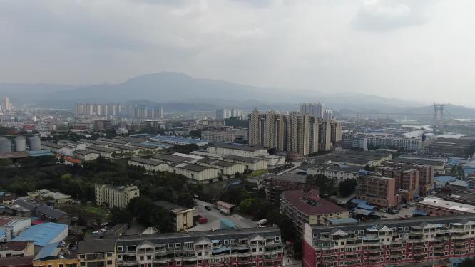 城市住宅小区航拍