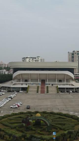 城市航拍广东东莞城市风光