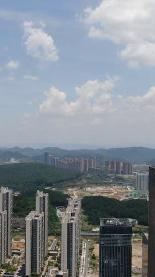 城市航拍贵阳金融城经济开发区