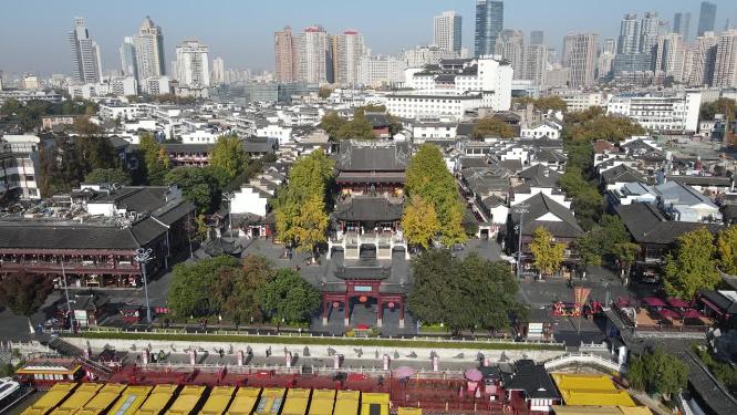 江苏南京城市风光航拍