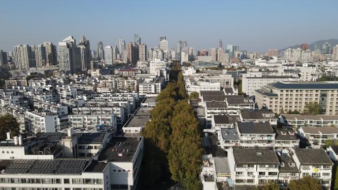 江苏南京城市风光航拍