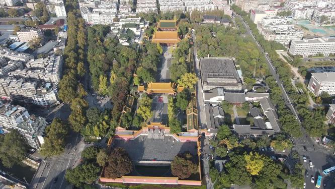 江苏南京朝天宫航拍
