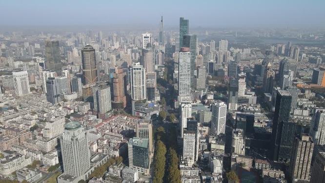 河南郑州龙子湖金融中心航拍