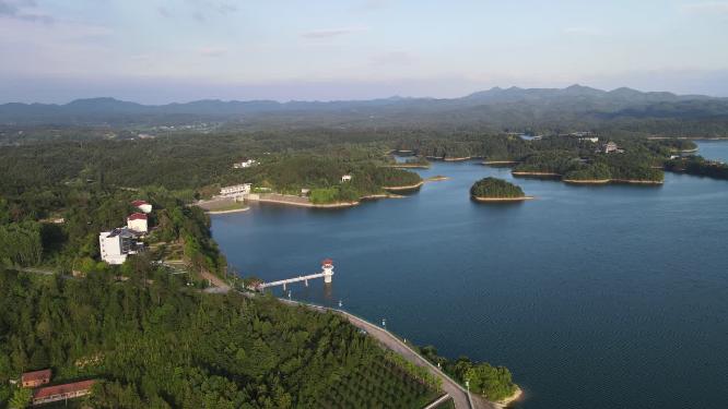 祖国大好河山山清水秀自然风光航拍