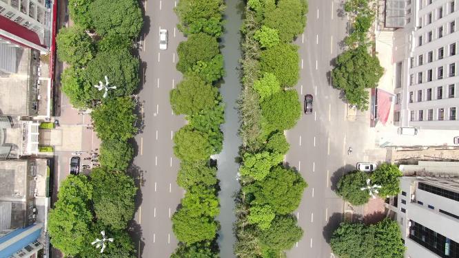 福建泉州城市交通航拍