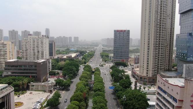 福建泉州城市风光航拍