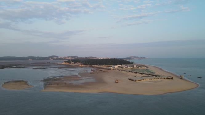 福建莆田湄洲岛5A景区航拍