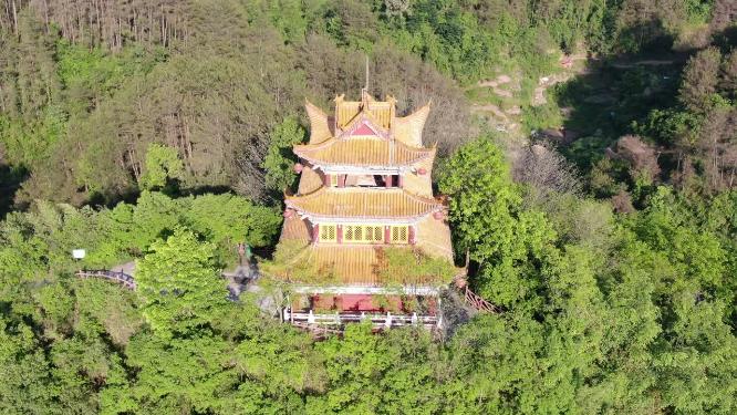 航拍湖南新晃侗族自治县城市风光
