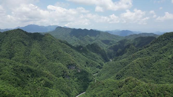 祖国壮丽山河连绵起伏山川丘陵航拍