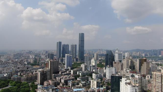 广西柳州城市风光航拍