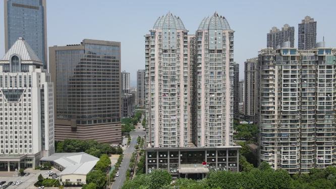 广西柳州城市风光航拍