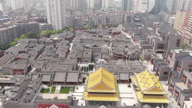江西南昌万寿宫历史文化街区航拍