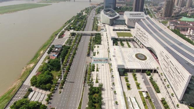 江西省图书馆博物馆规划馆航拍