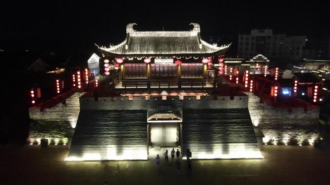 江西赣州江南宋城4A景区航拍