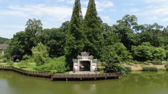 湖南常德桃花源5A景区航拍