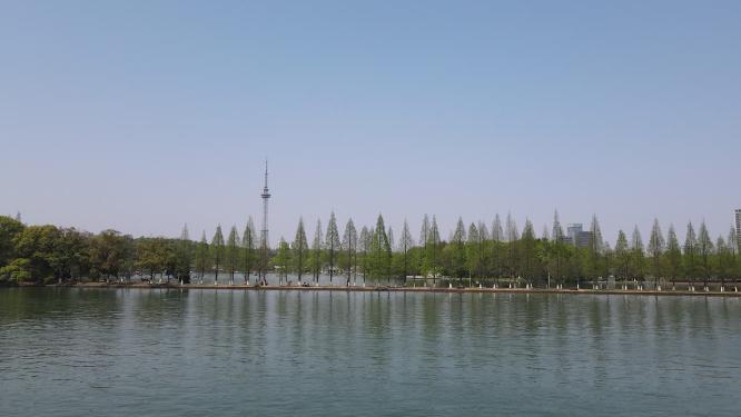 湖南长沙烈士公园航拍