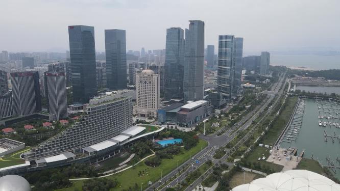 福建厦门城市风光航拍