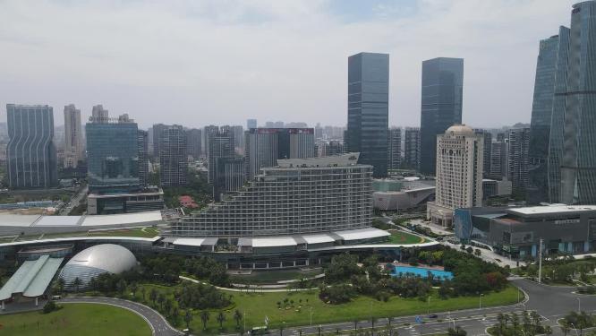 福建厦门城市风光航拍