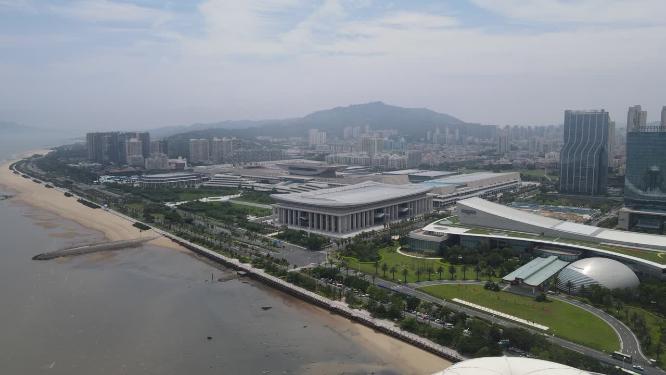 福建厦门城市风光航拍