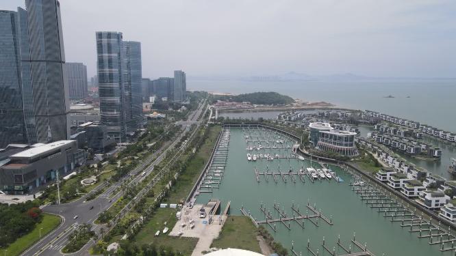 福建厦门城市风光航拍
