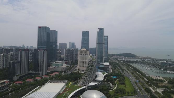 福建厦门城市风光航拍