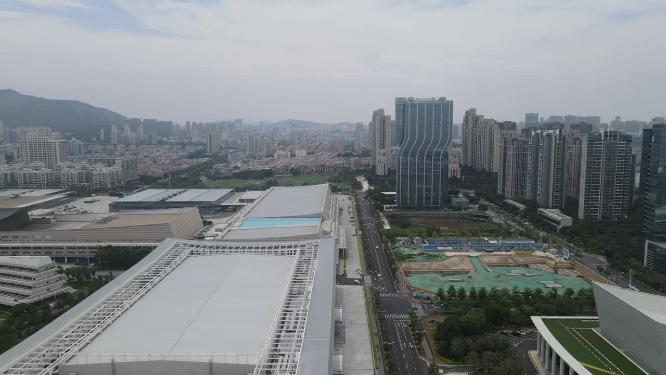 福建厦门城市风光航拍