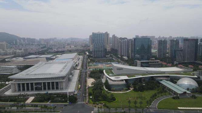 福建厦门城市风光航拍
