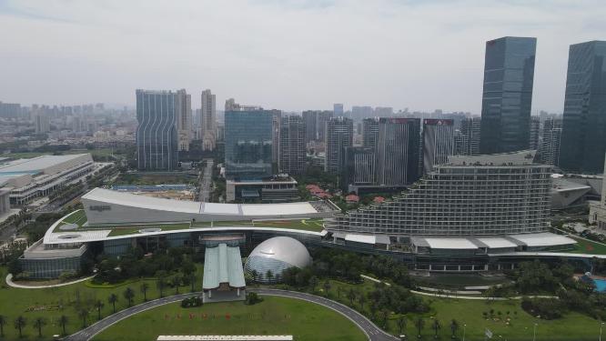 福建厦门城市风光航拍