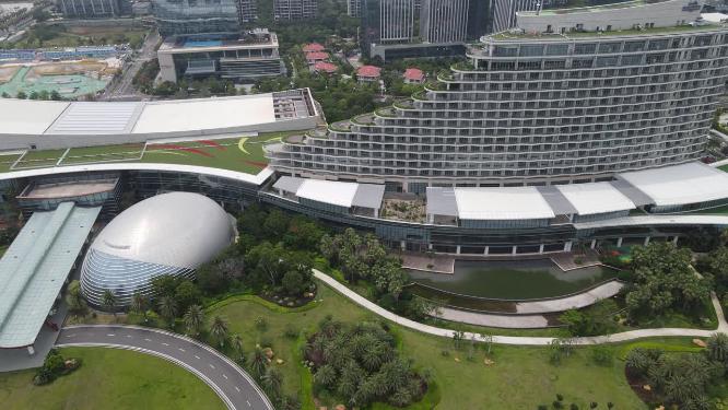 福建厦门城市风光航拍