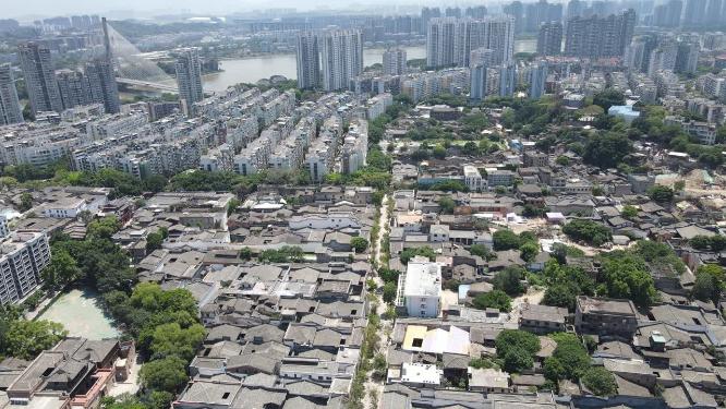 福建福州上下杭历史文化街区航拍